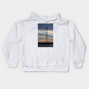 Tall Power Line Kids Hoodie